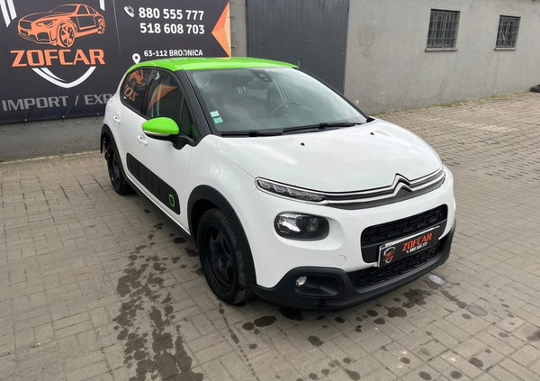 Citroen C3 cena 17700 przebieg: 198958, rok produkcji 2018 z Wojnicz małe 137
